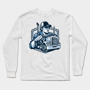 trucker Long Sleeve T-Shirt